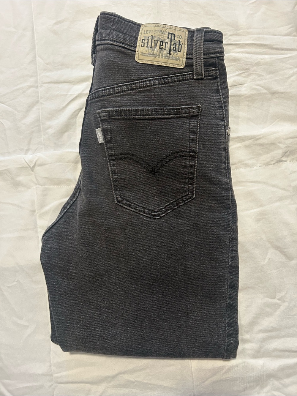 Silver Jeans Slim Straight Black Denim